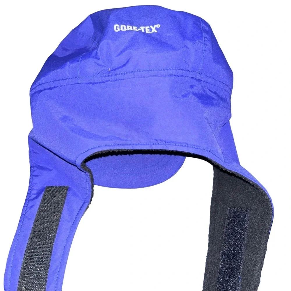 The North Face blue Trapper Hat Ear Flap size Medium Unisex Warm Winter ski hat